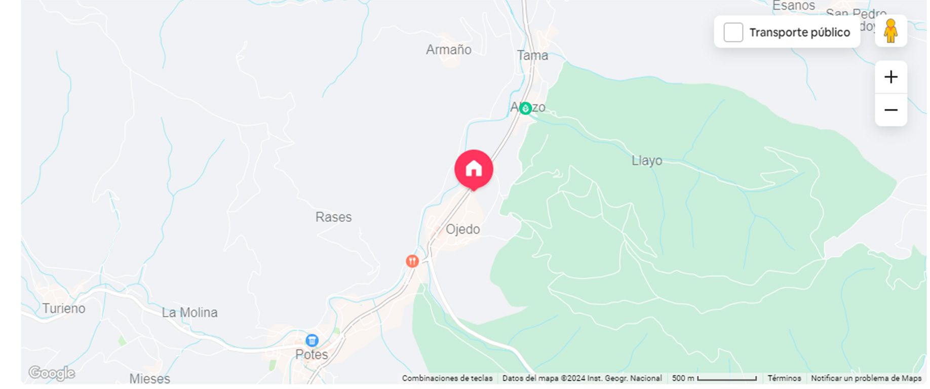 junto a Potes, frente a Picos de Europa, Teleférico Fuente Dé